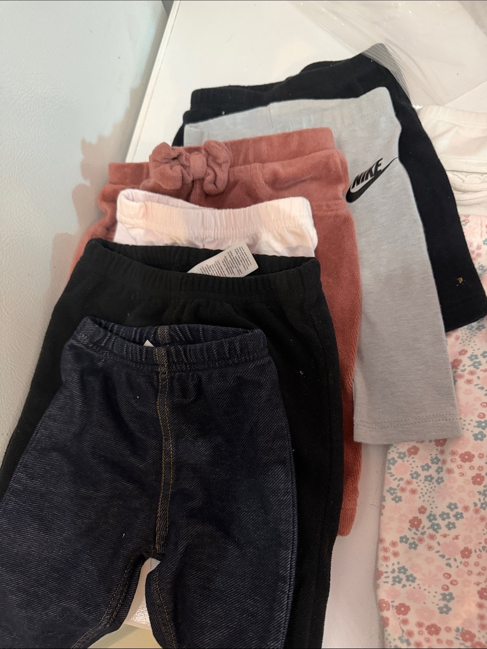 Nike Kids Multi-Pack Leggings and Joggers - Black, Gray, Rust, White, Navy